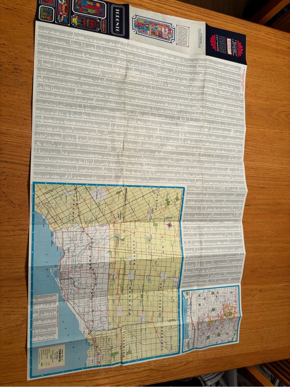 Vintage 1966 District Map of Toronto and Vicinity by Rolph Clark Stone - Picture 3 of 11